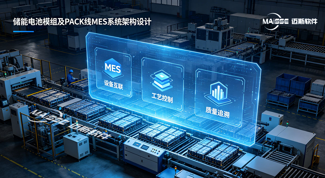 储能电池PACK线MES